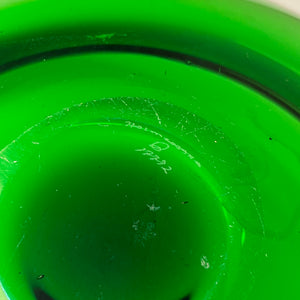 Schale 17792 grün Glas von Per Lütken für Holmegaard