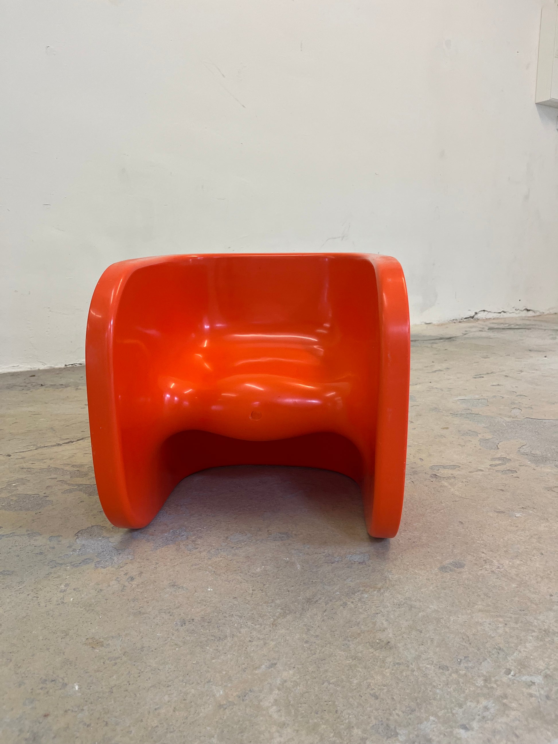 Multifunktionaler Kinderstuhl orange von Johannes Foersom & Peter Hiort Lorenzen für Cado