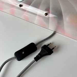 Wandlampe rosa Kunststoff