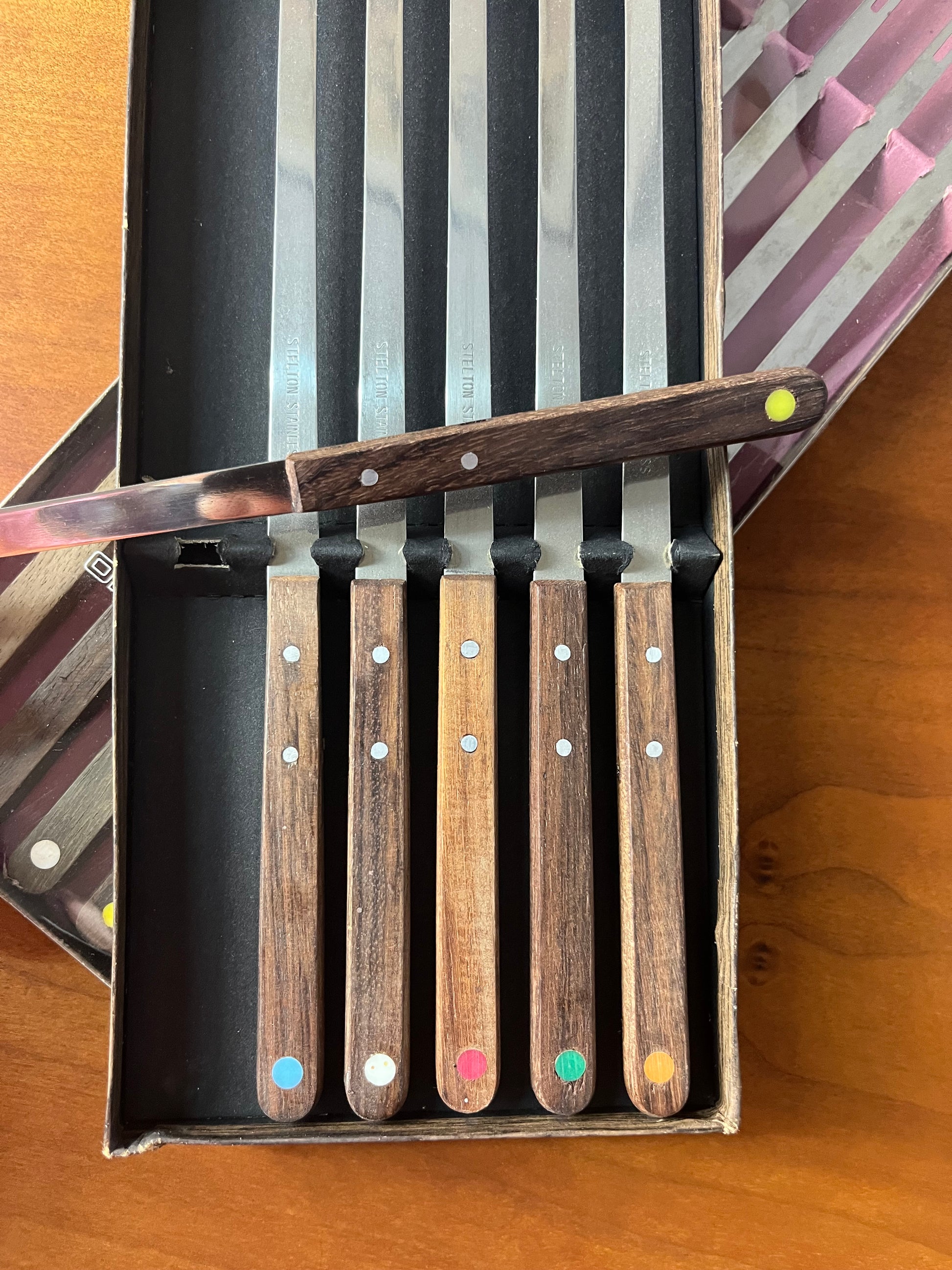 Fonduegabeln Edelstahl & Teak von Stelton