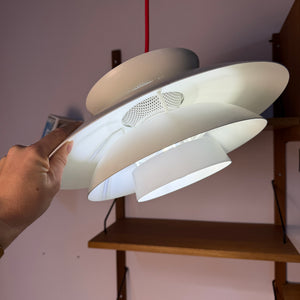 Lamellenlampe weiß aus Dänemark