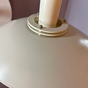 Lamellenlampe Dänemark cremeweiss