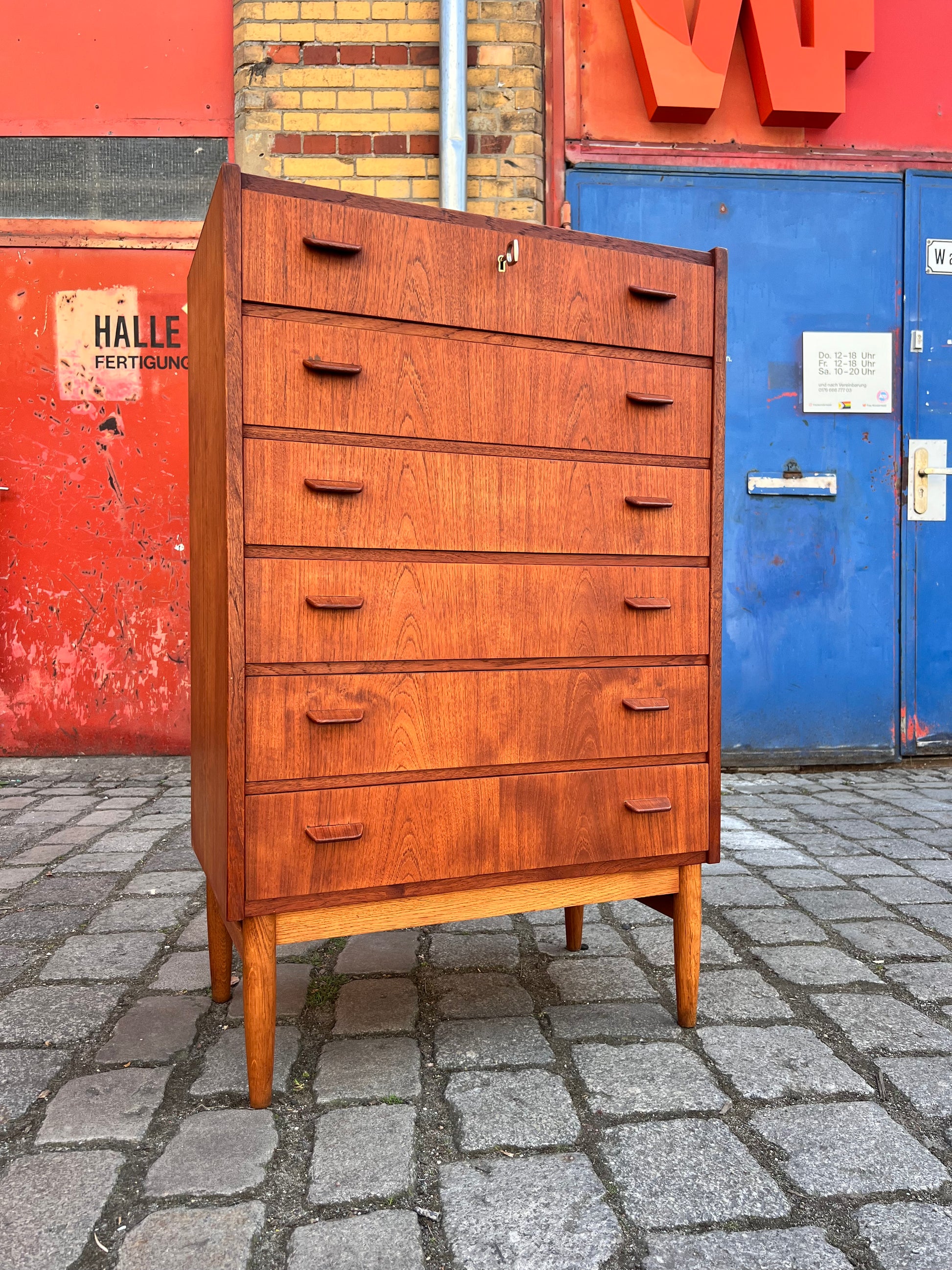 Kommode Teak von A. Ahlström Osakeyhtiö für Warkaus