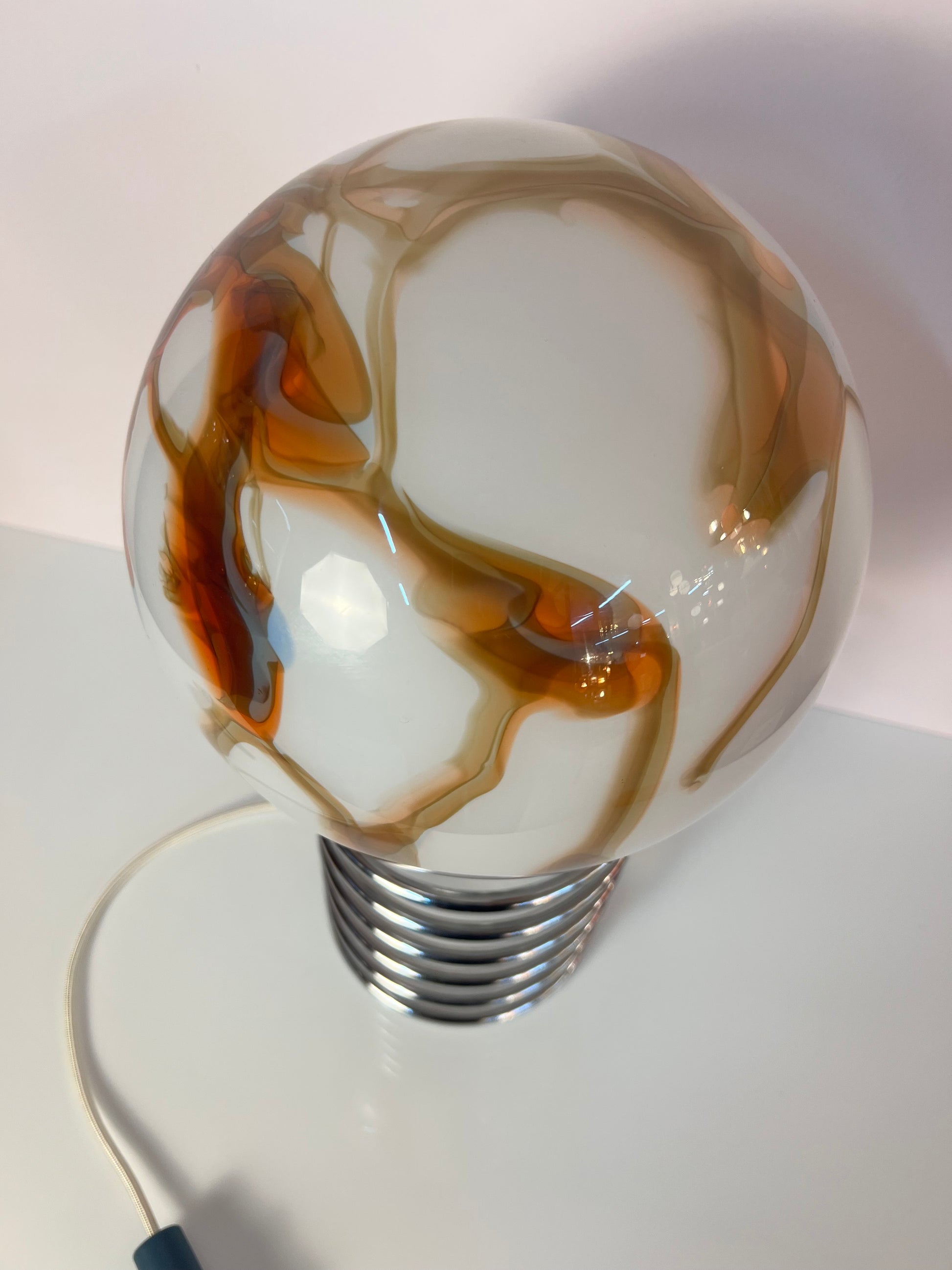 Tischlampe Spirale von Ingo Maurer für Honsel