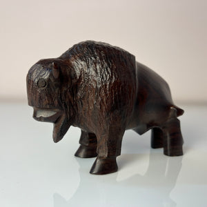 Figur Büffel Wüsteneisenholz