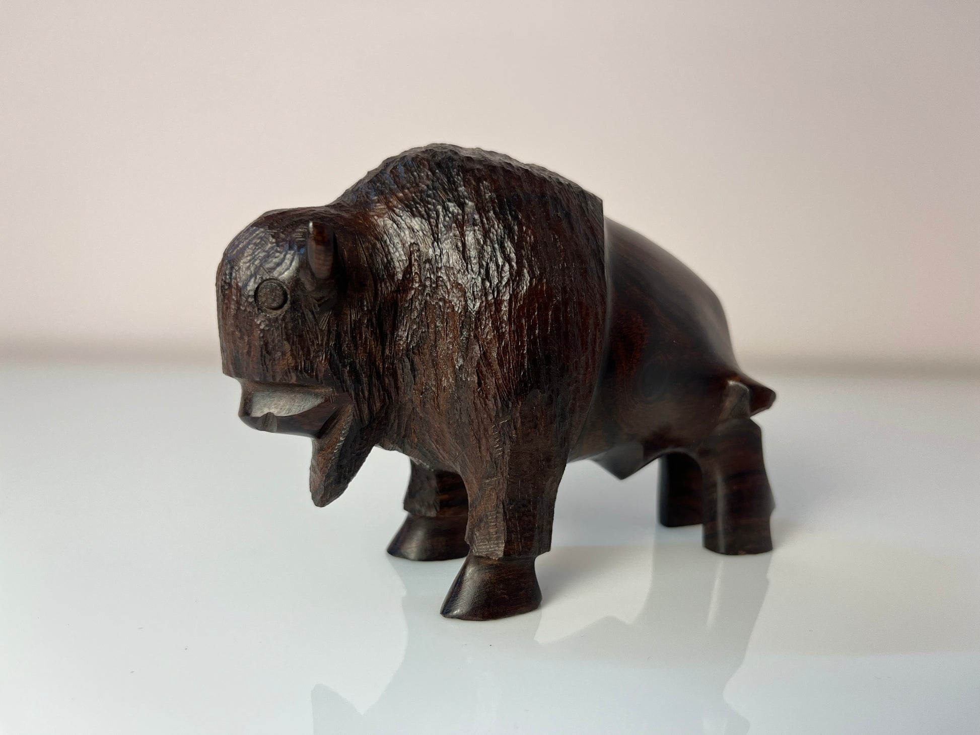 Figur Büffel Wüsteneisenholz