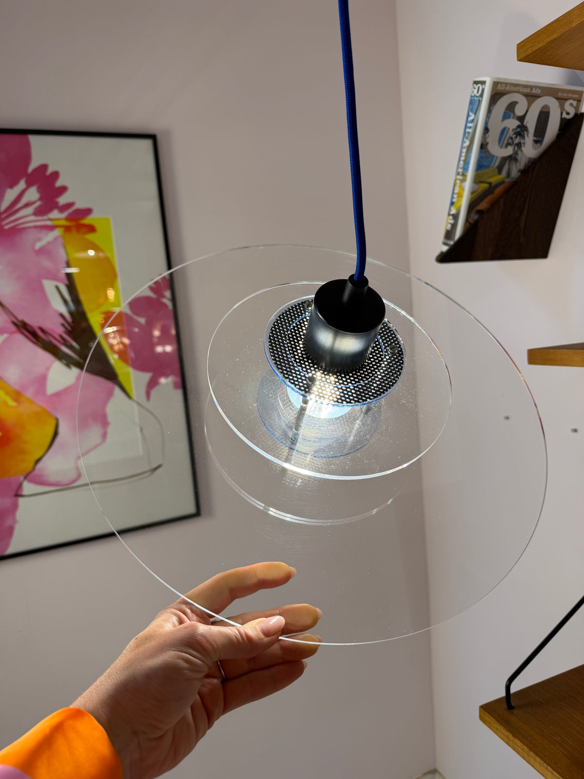 Lamellenlampe Modell Space Acrylglas von Design Light