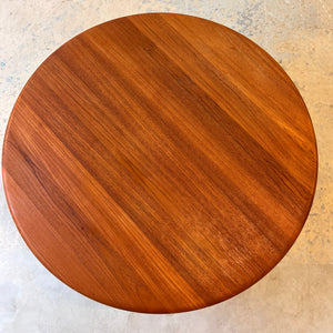 Runder Couchtisch Teak von Niels Bach