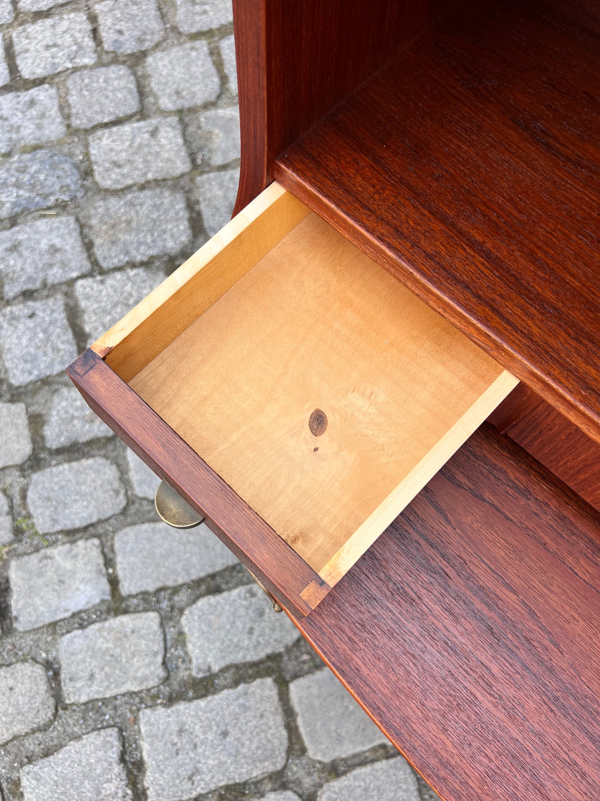 Bücherregal mit Sekretär und Kommode Teak Dänemark