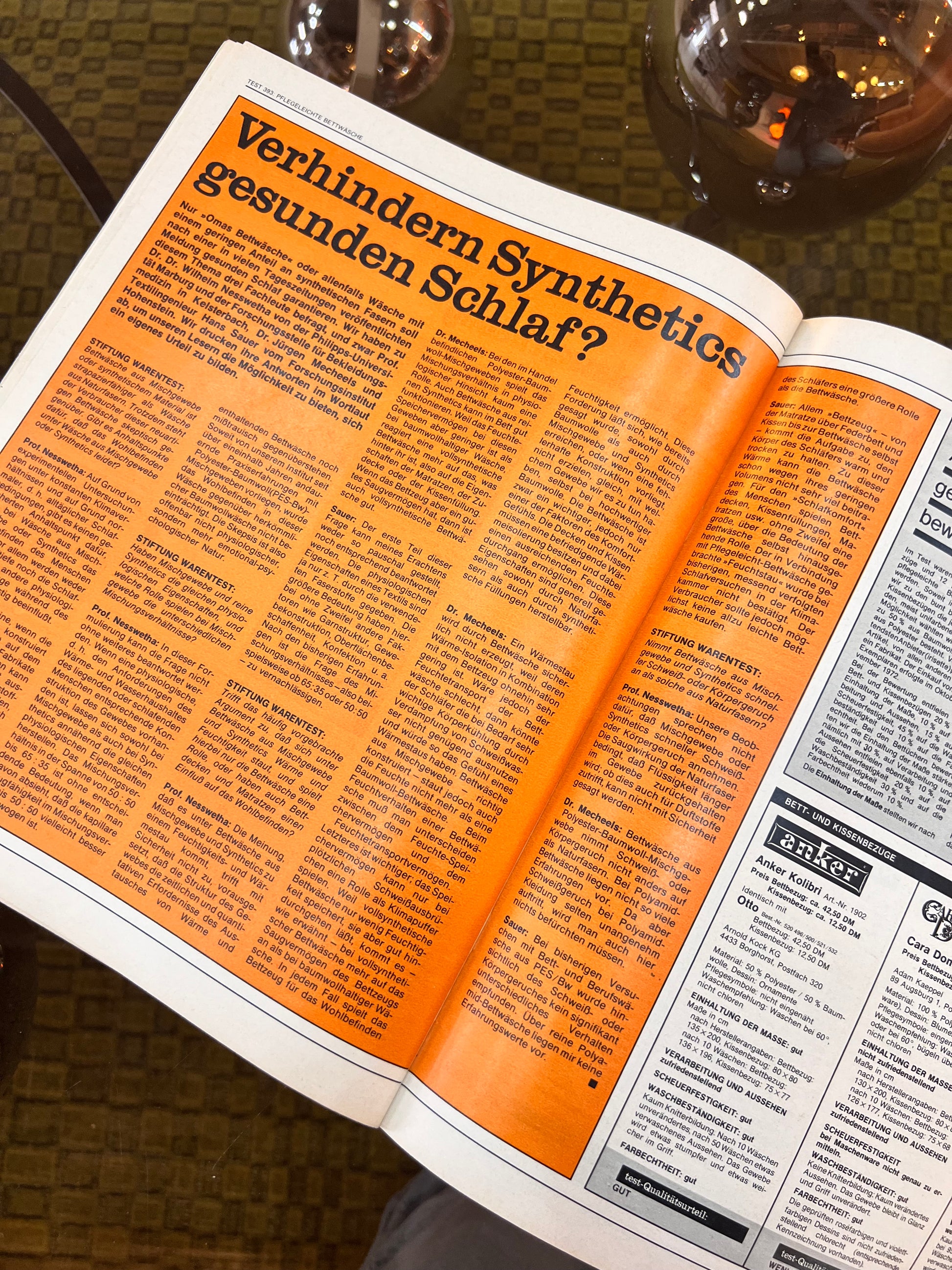 Stiftung Warentest Zeitschrift Juli 1973
