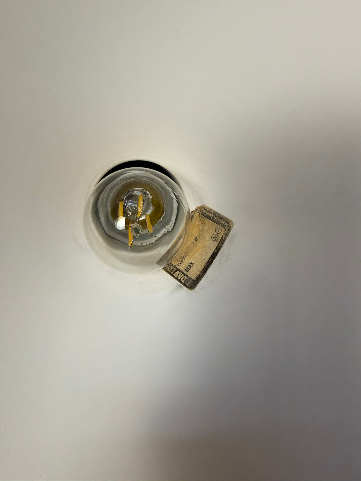 Kleine Hängelampe weiß von Davids Lampe