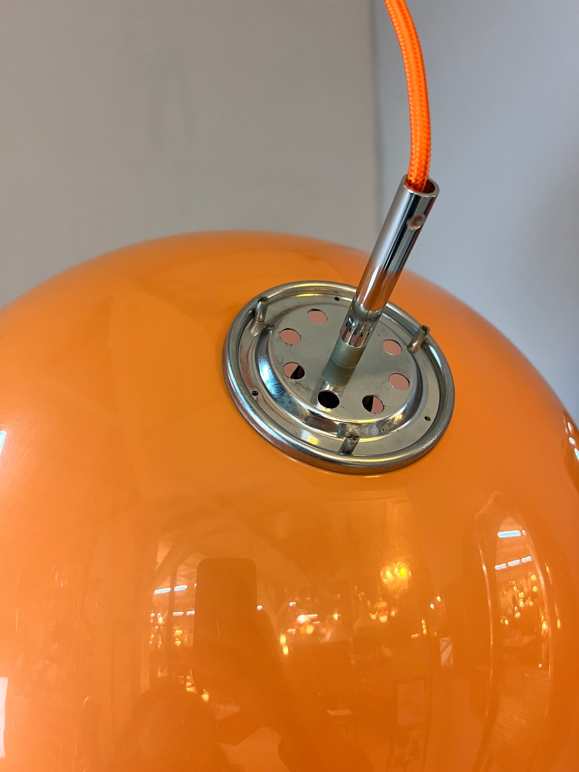 Hängelampe orange Kunststoff von Guzzini