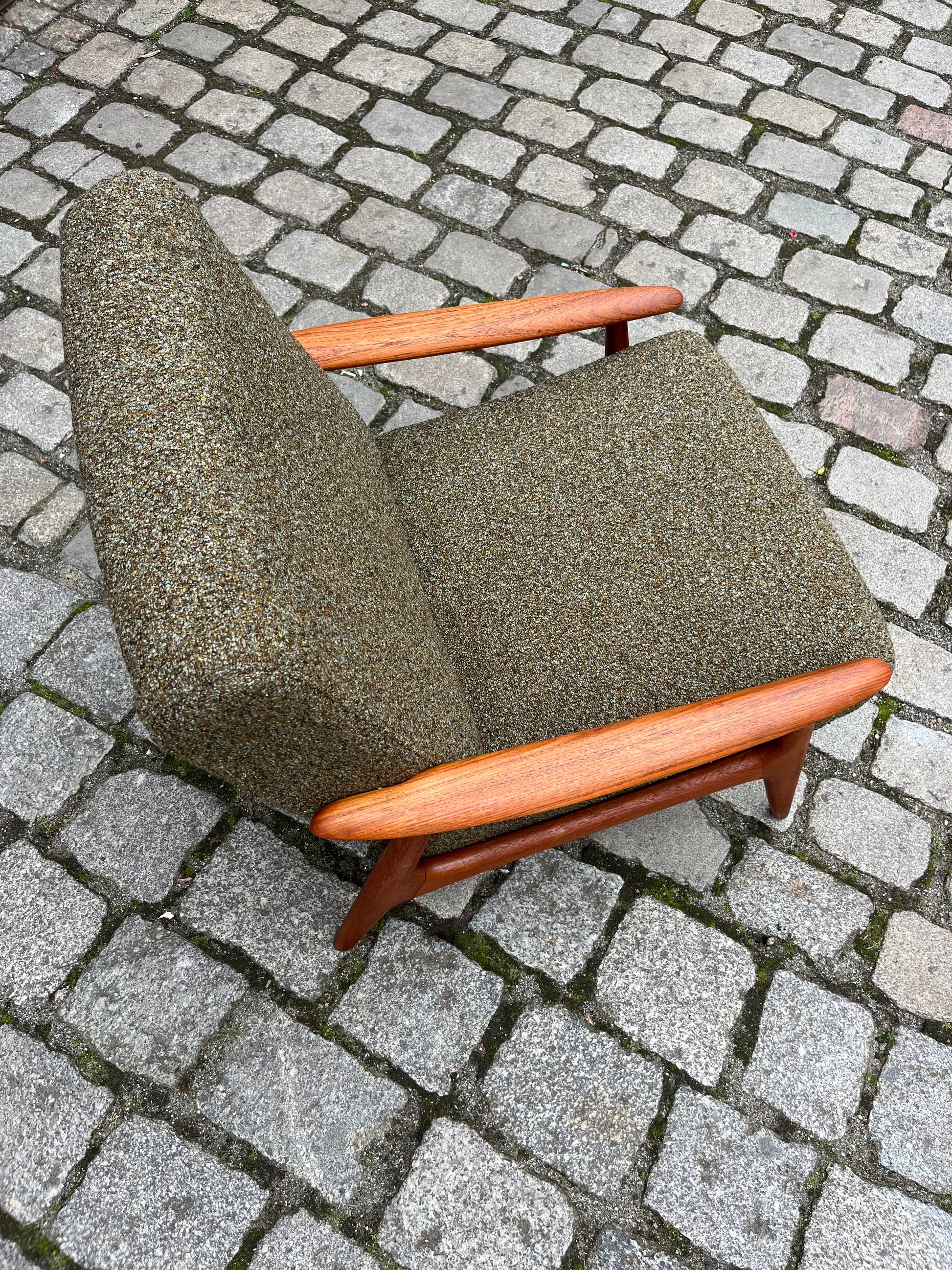 Sessel oliv Teak aus Dänemark