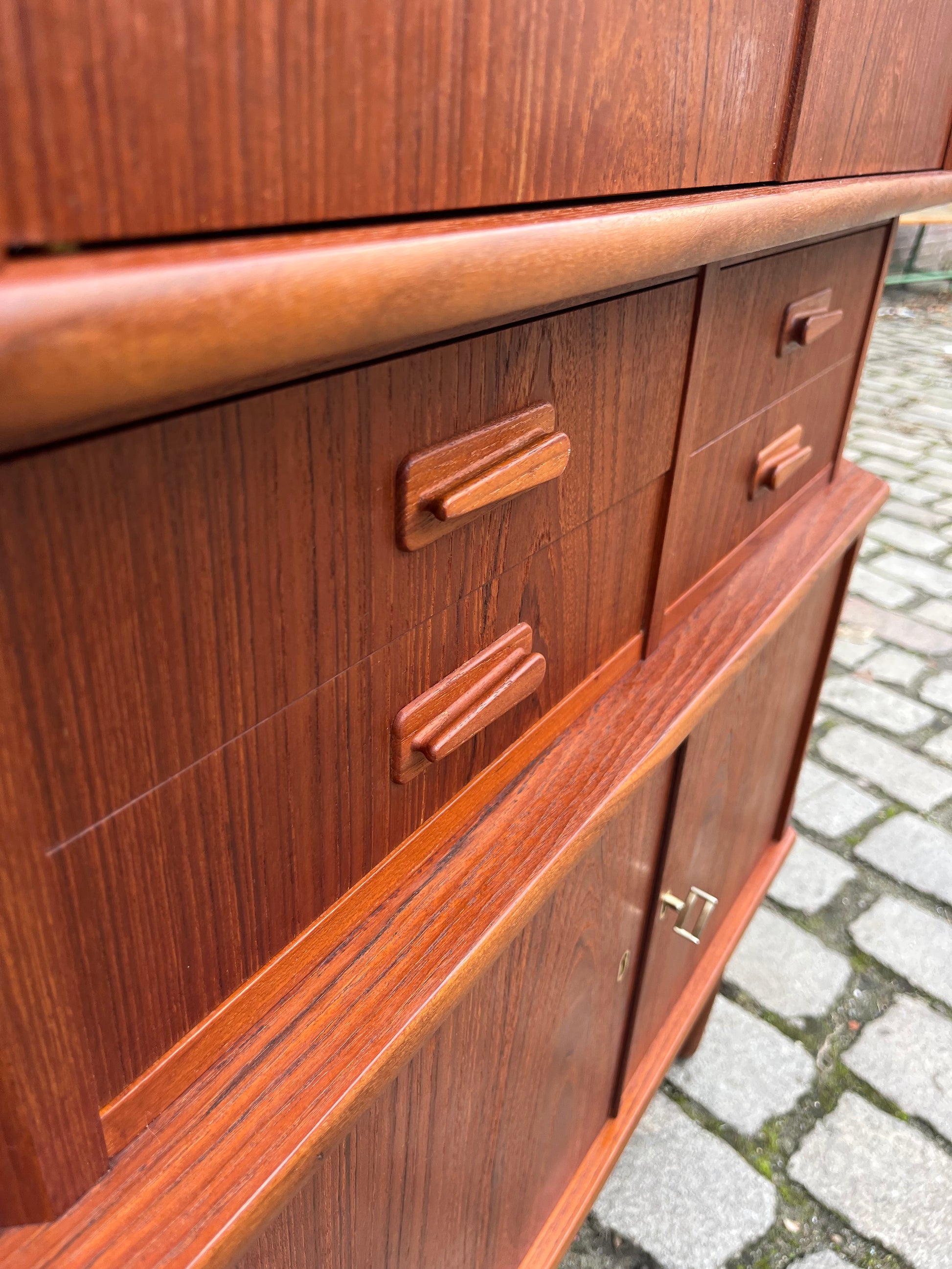 Eckschrank Teak von Aulum Møbelfabrik