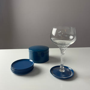 Set: 6x Untersetzer blau in Dose von Laurids Lønborg