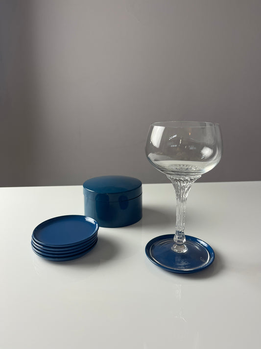 Set: 6x Untersetzer blau in Dose von Laurids Lønborg