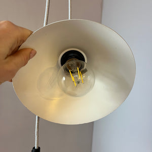 Hängelampe rot Metall aus Dänemark