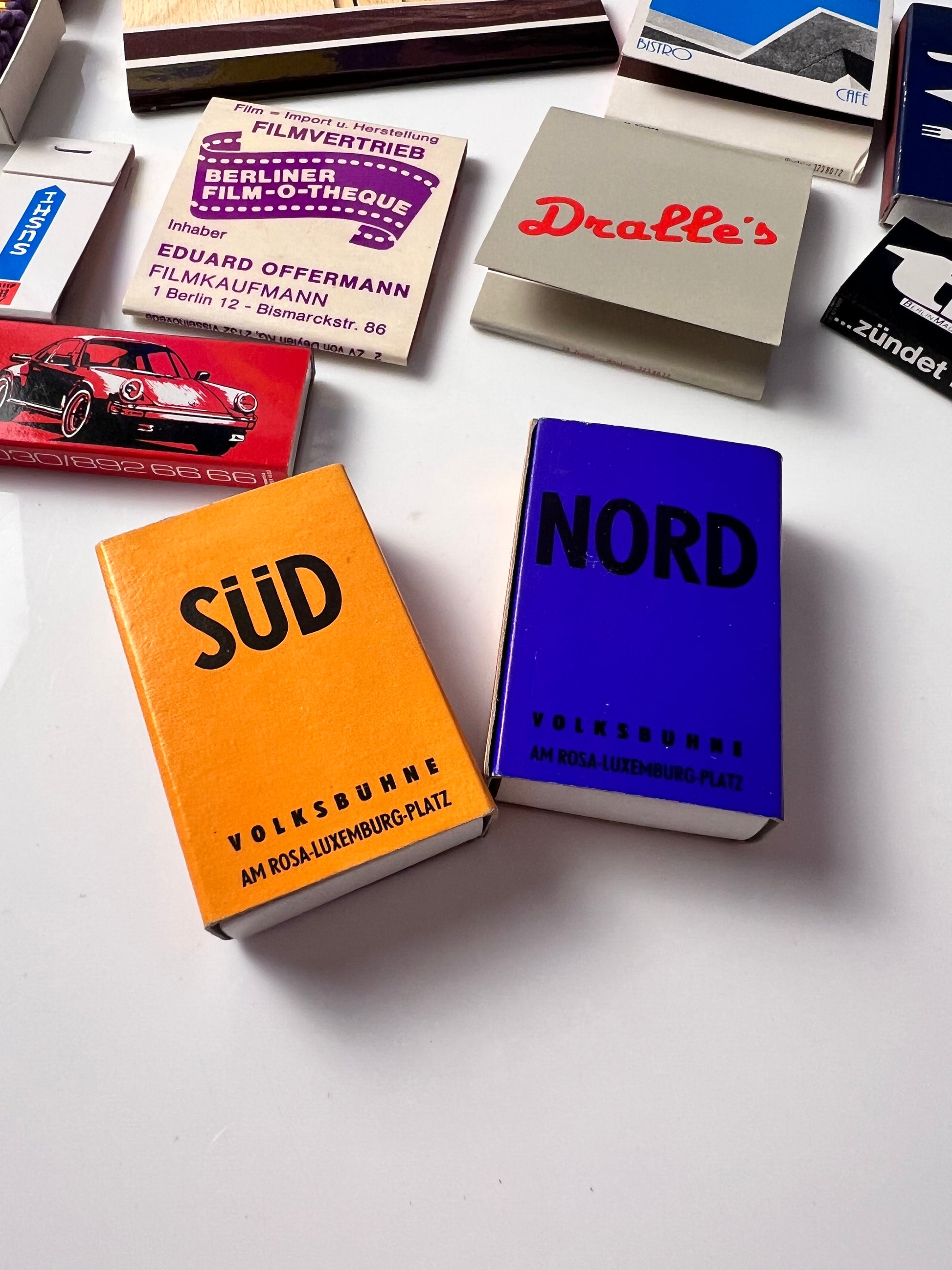 Set: Vintage Streichhölzer Berlin