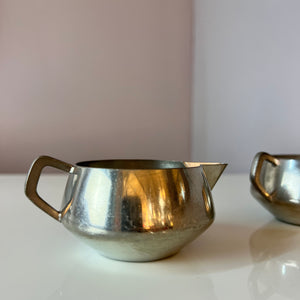 Set: Zuckerdose und Milchkännchen von Brødrene Mylius