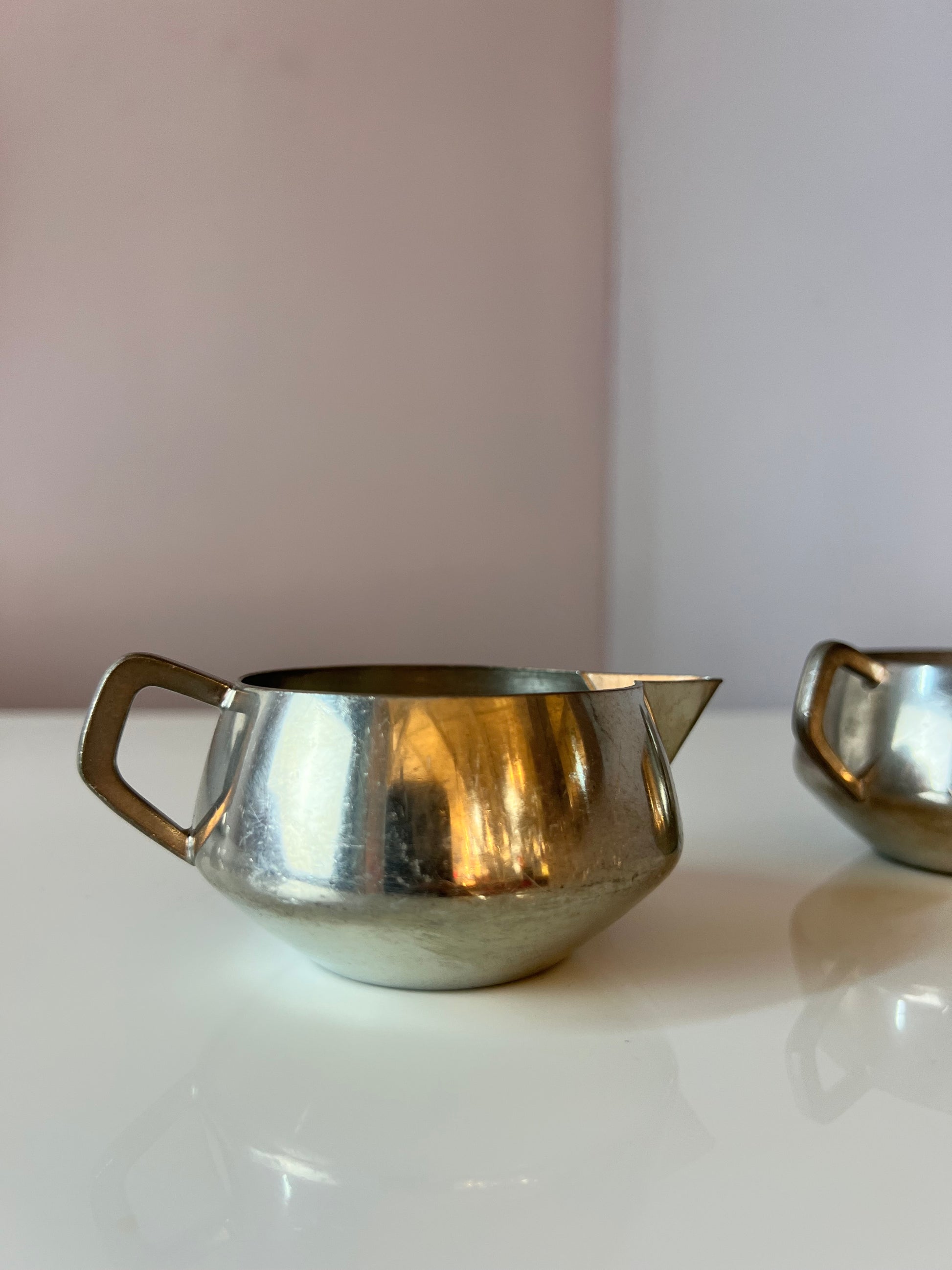 Set: Zuckerdose und Milchkännchen von Brødrene Mylius