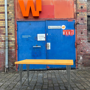 Klubtisch 602/V Esche von Franz Ehrlich für Hellerau UPCYCLING