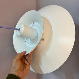 Lamellenlampe weiß aus Dänemark