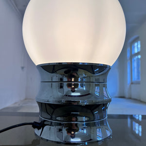 Tischlampe Chrom Opalglas VEB NARVA
