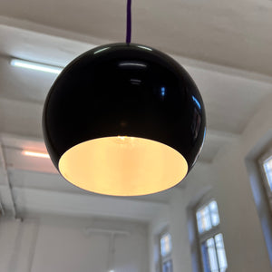 Kugellampe lila aus Dänemark