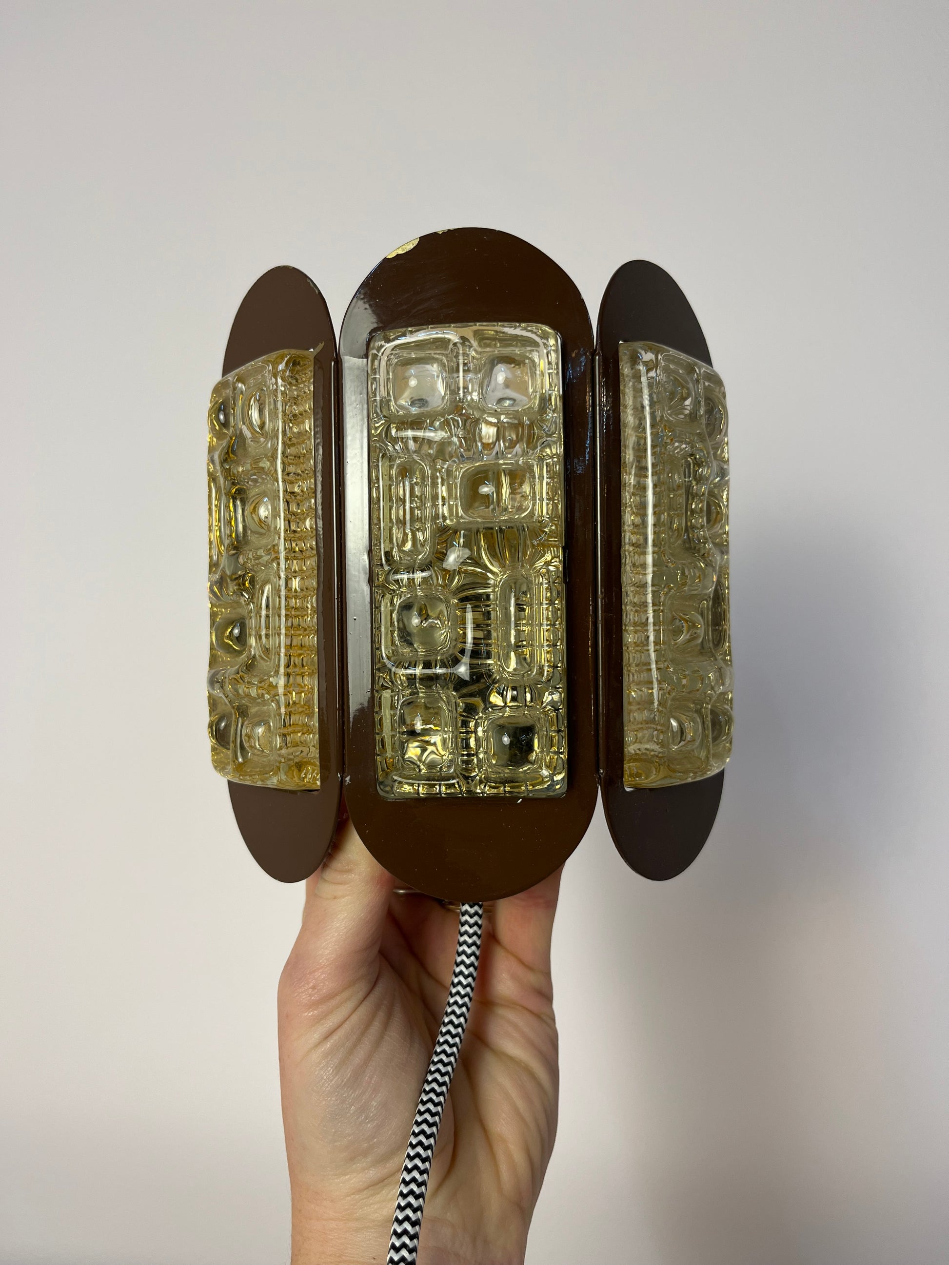 Wandlampe braun Glas von Vitrika