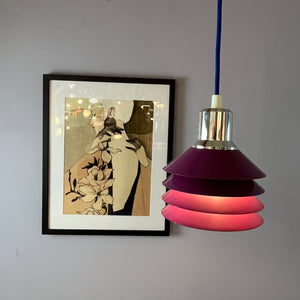 Lamellenlampe Himbeer von Design Light