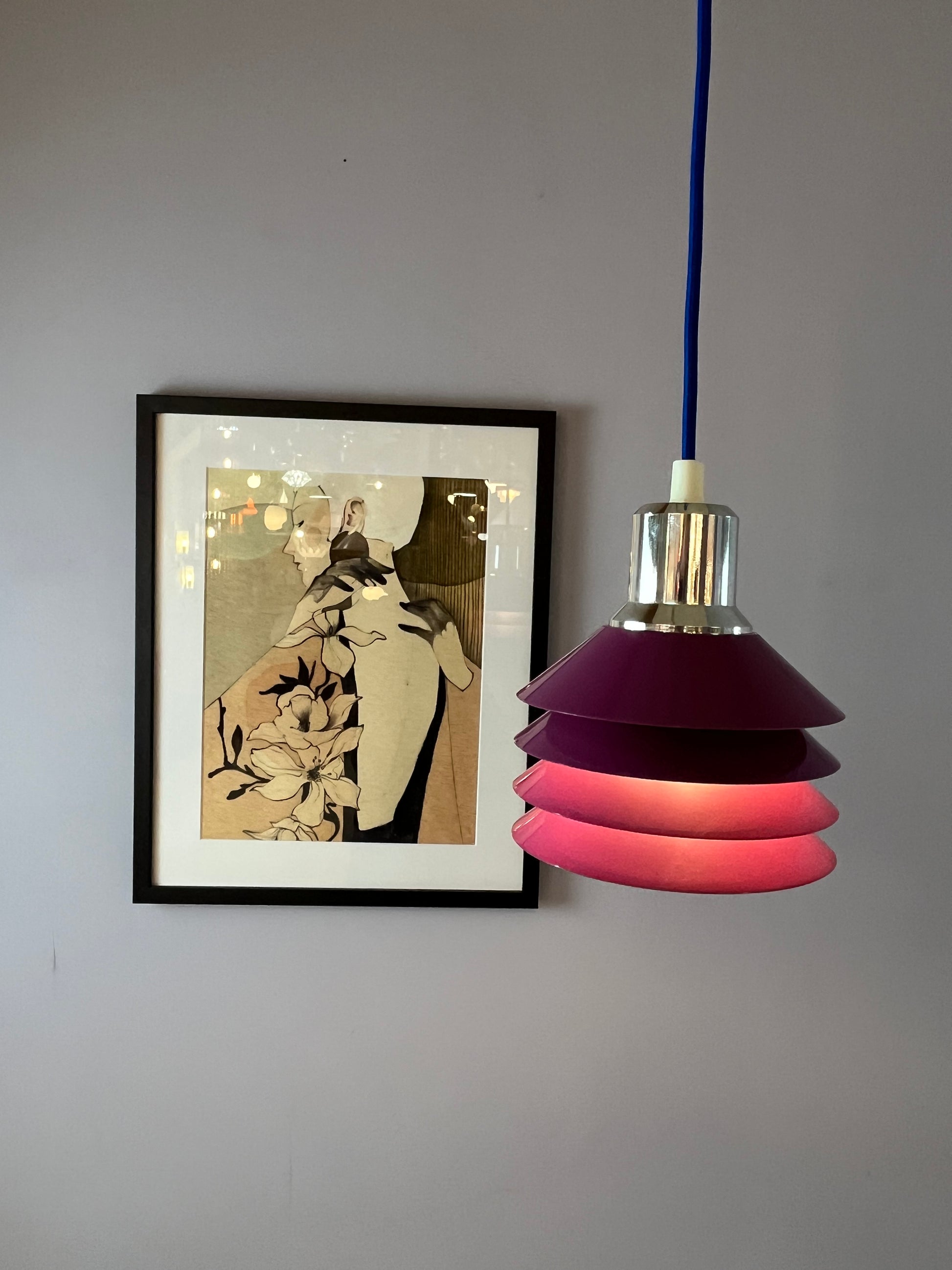 Lamellenlampe Himbeer von Design Light