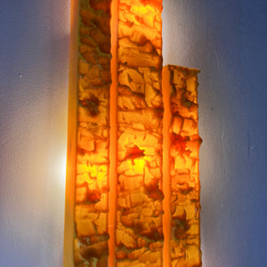 Wandlampe gelb von Uwe Mersch