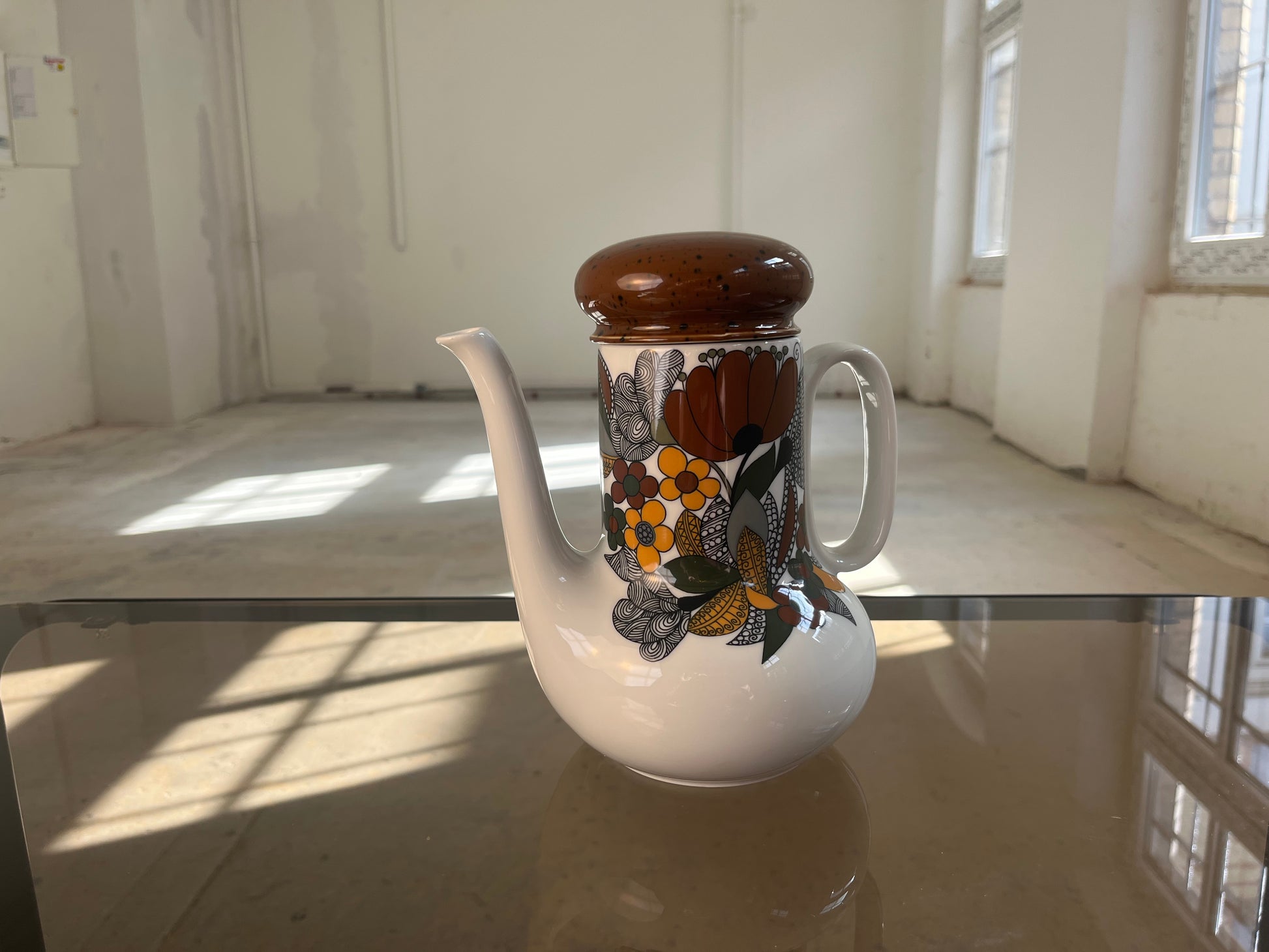 Kaffeekanne groß Kiruna Camargue von Tapio Wirkkala für Thomas