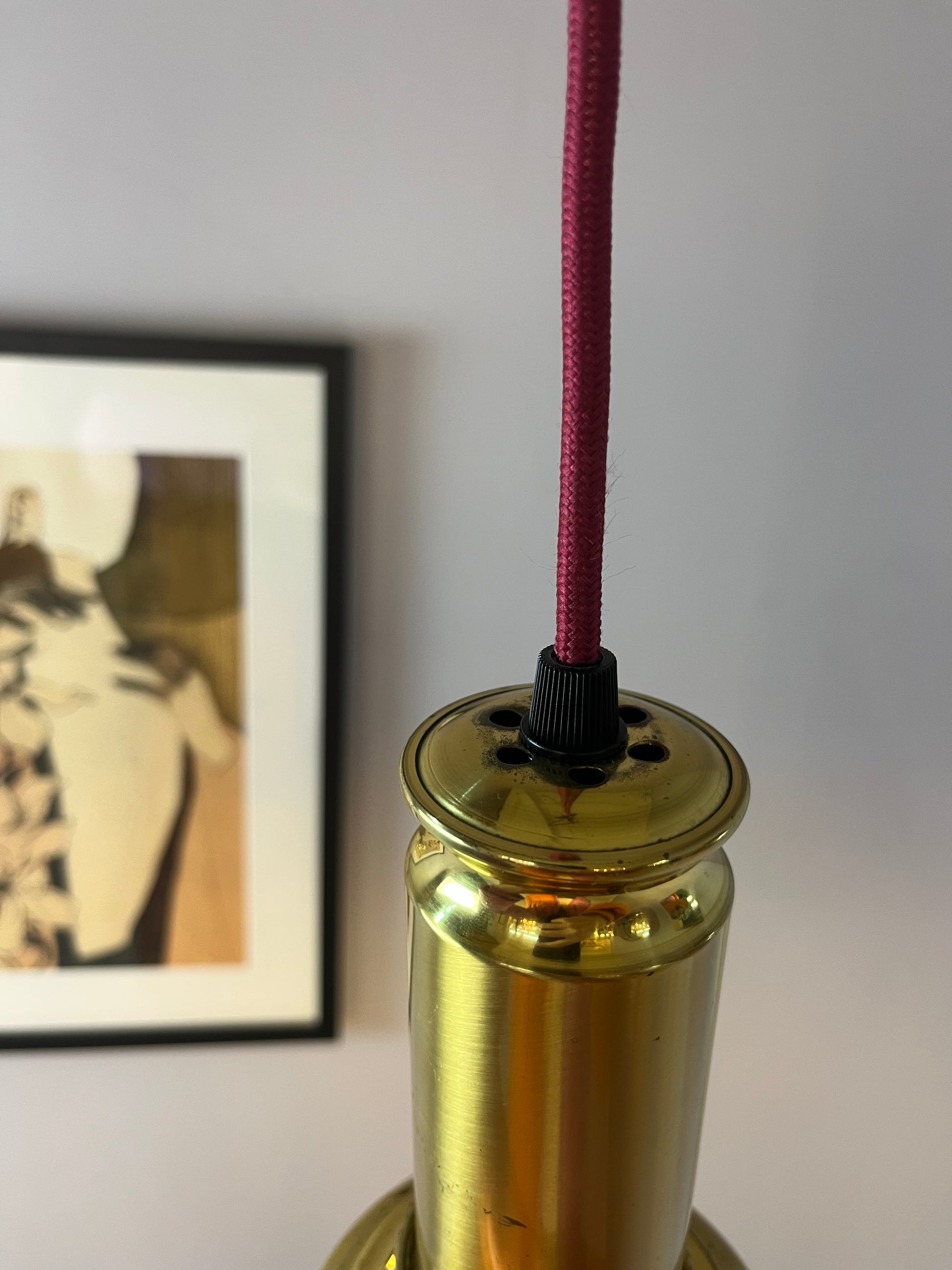 Hängelampe Messing von Dansa Lamp