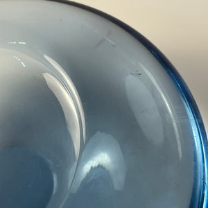 Schale hellblau Glas von Per Lütken von Holmegaard