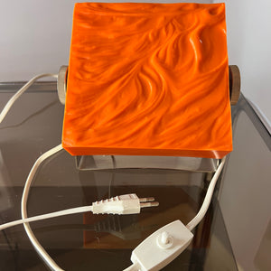 Tischlampe orange von Uwe Mersch