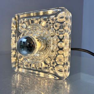 Wandlampe Ice Cube Glas Chrom