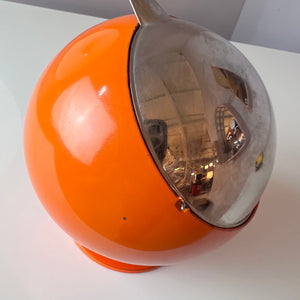 Kugelaschenbecher orange Chrom von Quist