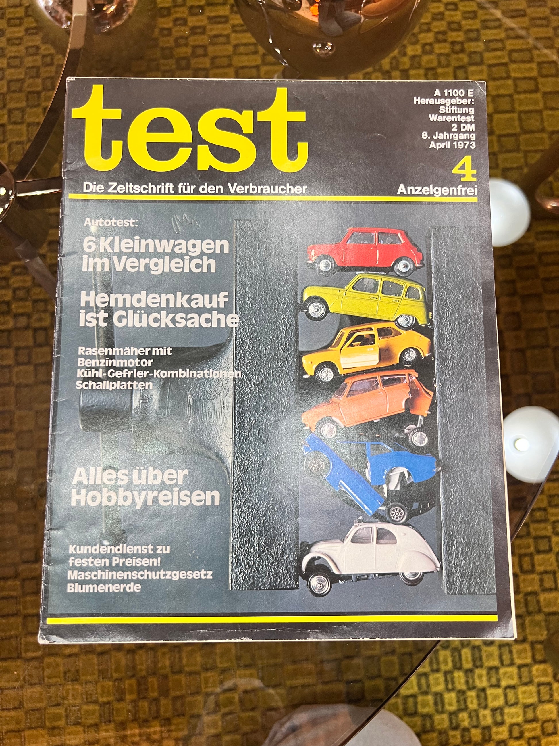 Stiftung Warentest Zeitschrift April 1973