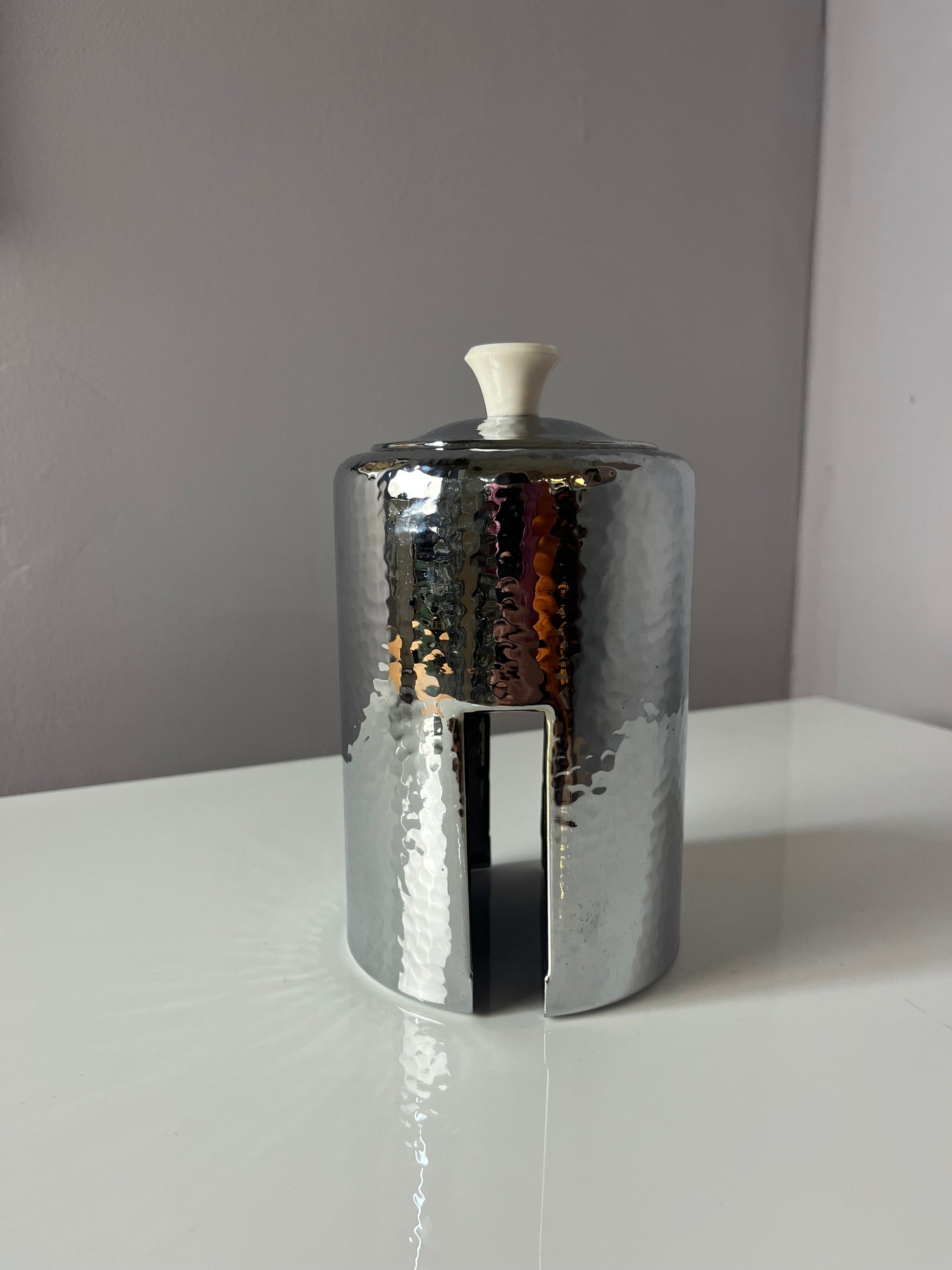 Kaffeekanne mit Warmhalter von J. Kronester Bavaria