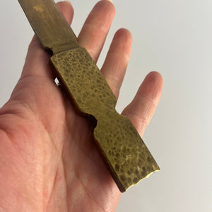 Brieföffner Messing aus Dänemark