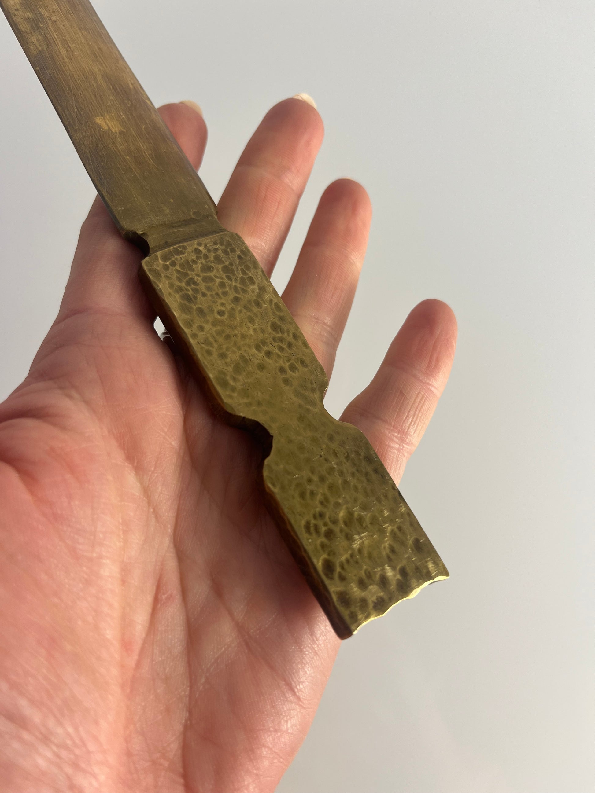 Brieföffner Messing aus Dänemark