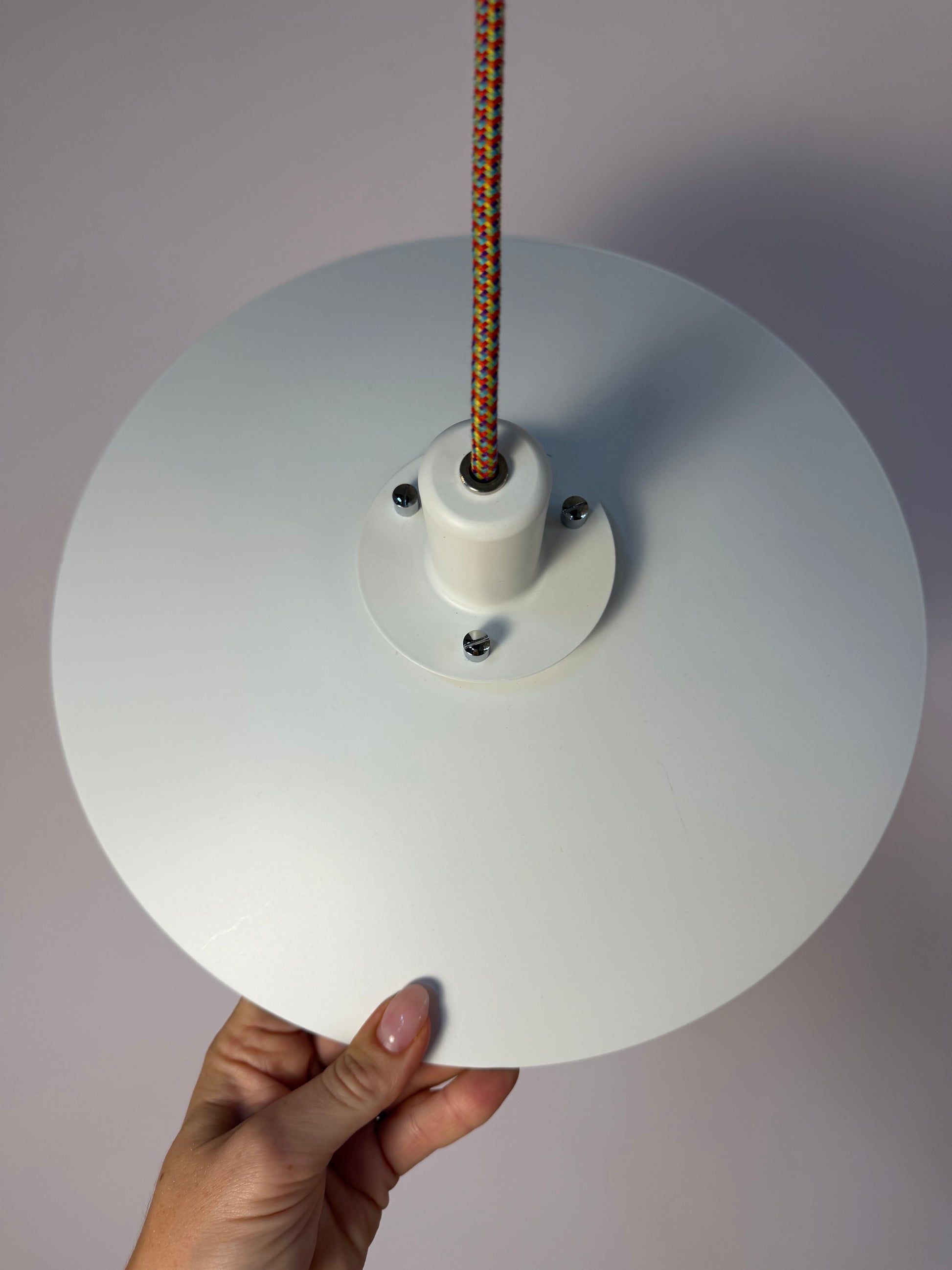 Lamellenlampe weiß aus Dänemark