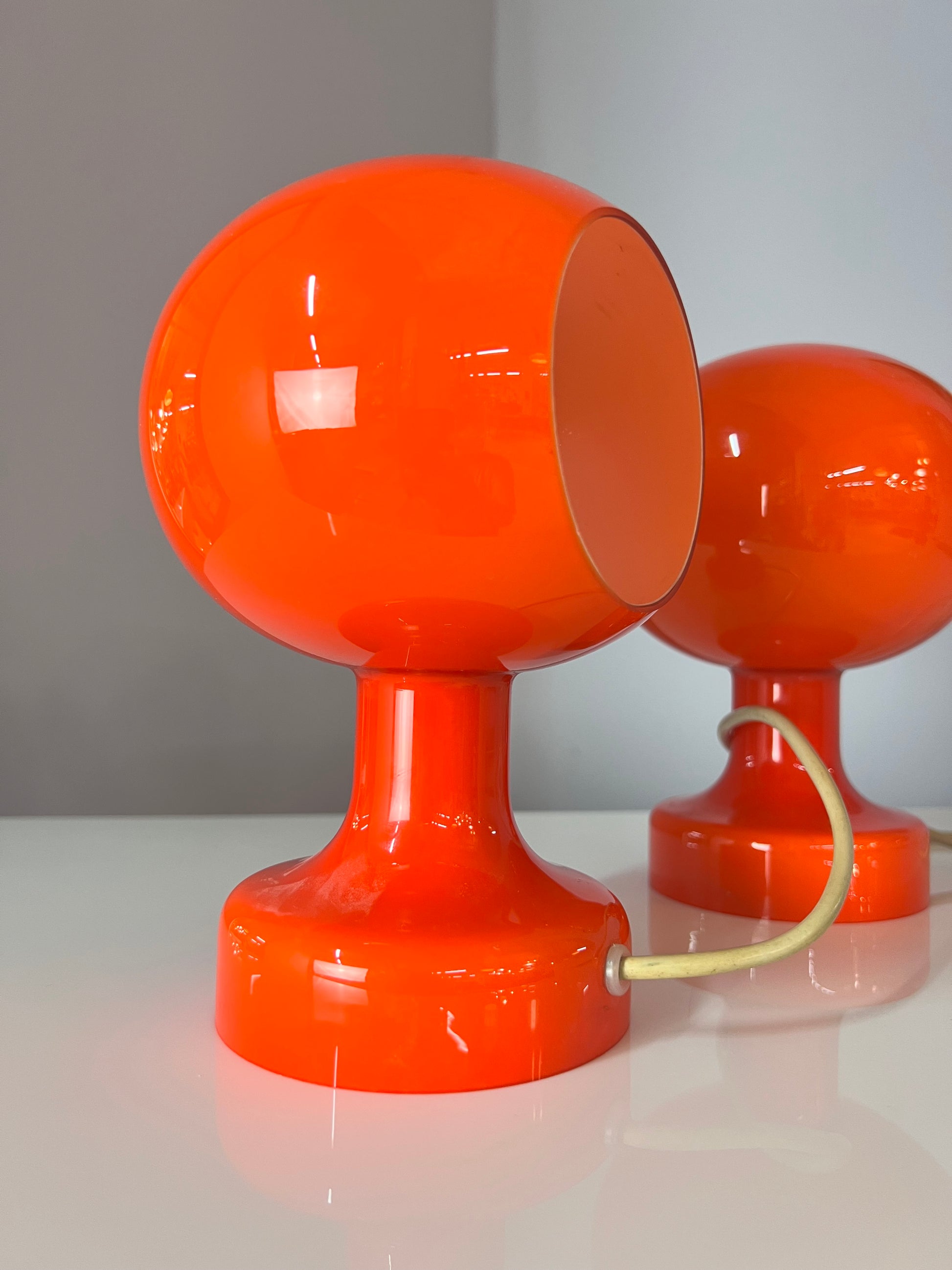 Tischlampe / Wandlampe Astronaut orange von Michael Bang für Holmegaard
