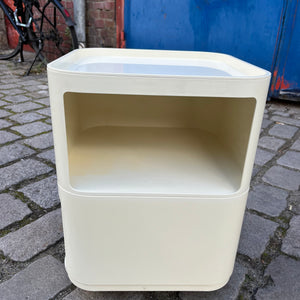 Beistelltisch Componibili weiß von Anna Castell Ferrieri für Kartell
