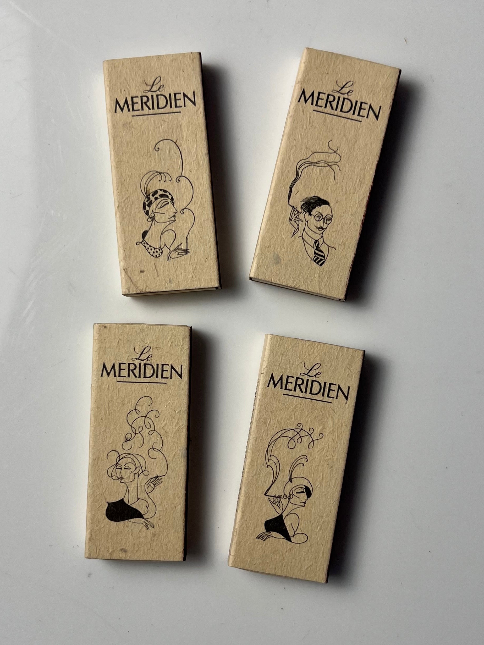 Set: Vintage Streichhölzer Le Meridien