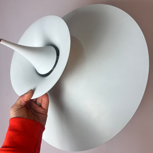 Lamellenlampe 'Radius' weiß von Erik Blaslev für Fog & Mørup