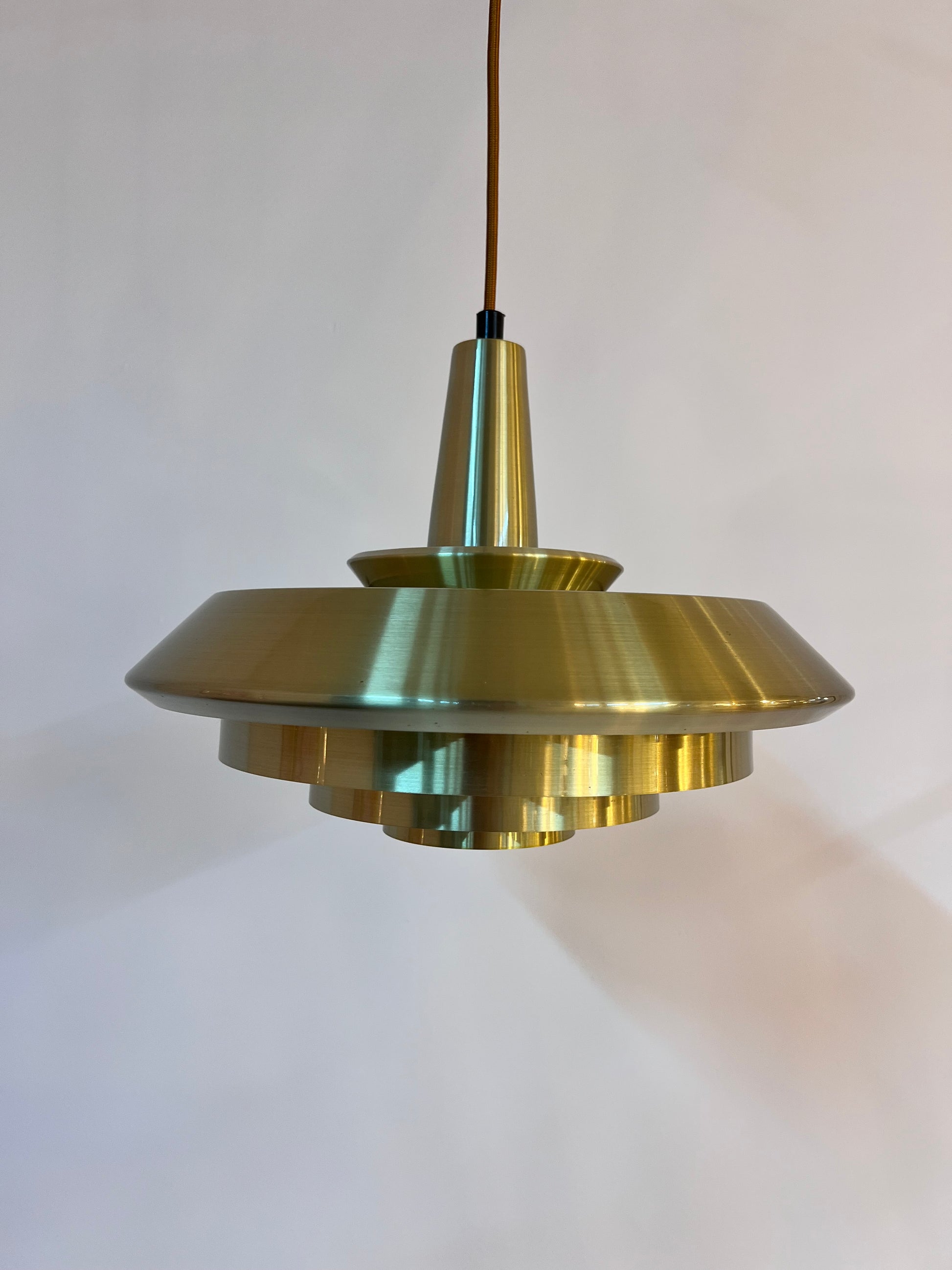 Lamellenlampe gold aus Dänemark