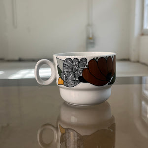 Set: 6x Tasse Kiruna Camargue von Tapio Wirkkala für Thomas