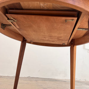 Runder Esstisch Teak mit Butterfly Auszug von Kondor